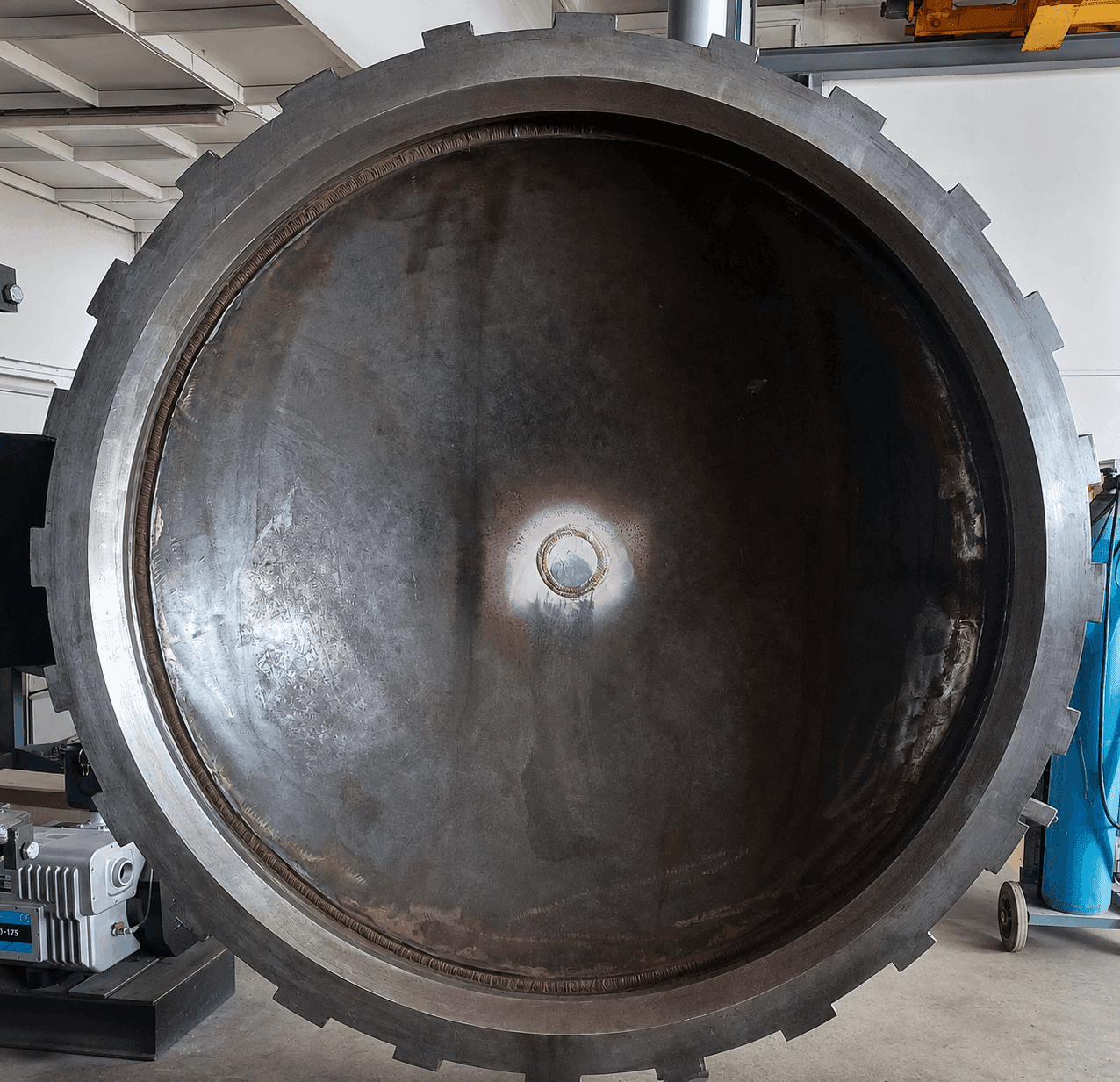Autoclave quick opening door assembly